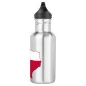 Texas kaart vlag waterfles (Rechts)