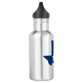 Texas kaart vlag waterfles (Links)