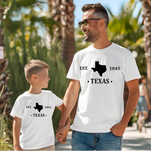 Texas kaart zwart de eenzame sterrenstaat t-shirt
