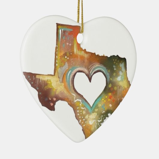Texas Keramisch Ornament (Rechts)