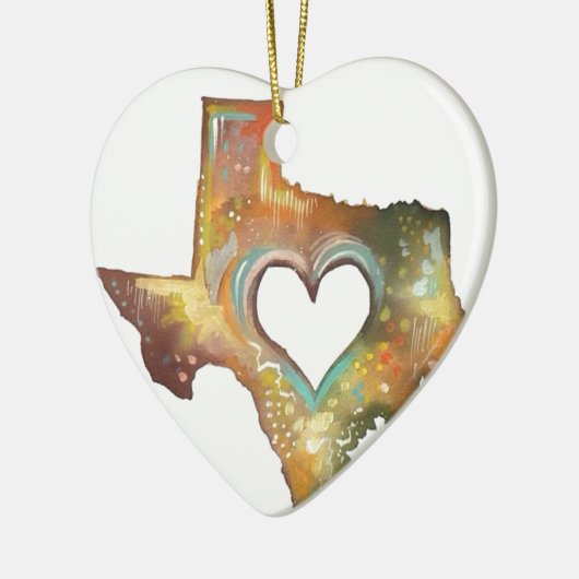 Texas Keramisch Ornament (Links)