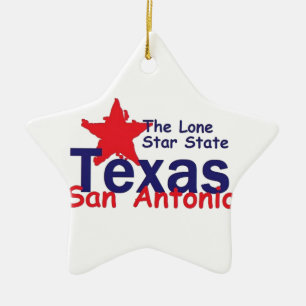 TEXAS KERAMISCH ORNAMENT