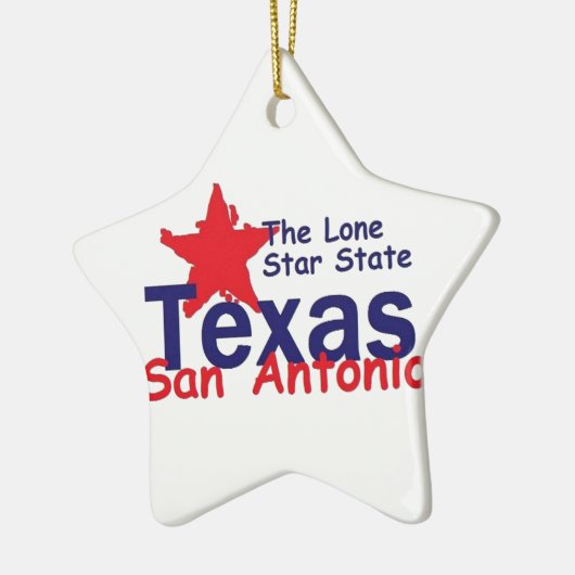 TEXAS KERAMISCH ORNAMENT (Links)