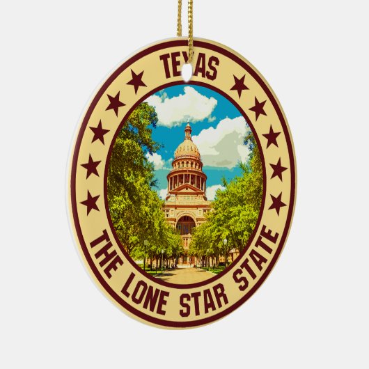 Texas Keramisch Ornament (Rechts)