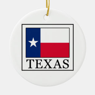 Texas Keramisch Ornament