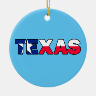 Texas Keramisch Ornament