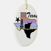 Texas Keramisch Ornament (Rechts)