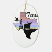 Texas Keramisch Ornament (Links)