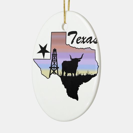 Texas Keramisch Ornament (Links)