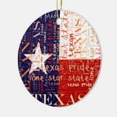 Texas Keramisch Ornament (Links)