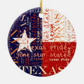 Texas Keramisch Ornament (Achterkant)