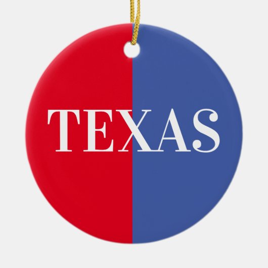 texas keramisch ornament (Voorkant)