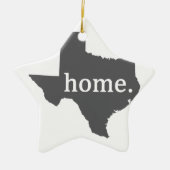 Texas Keramisch Ornament (Voorkant)