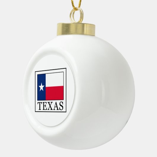 Texas Keramische Bal Ornament (Rechts)