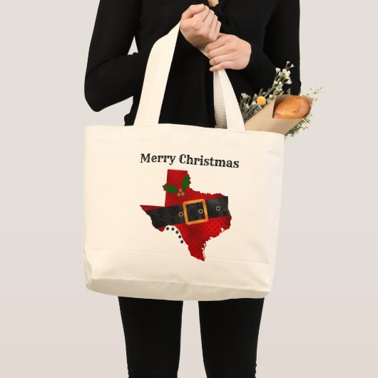 Texas kerstCanvas tas (Voorkant (product))