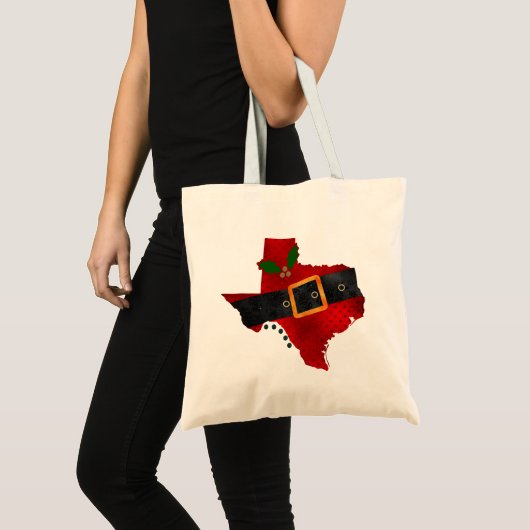 Texas kerstCanvas tas (Voorkant (product))