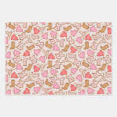 Texas Kerstkoekjes Inpakpapier Vel (Voorkant)