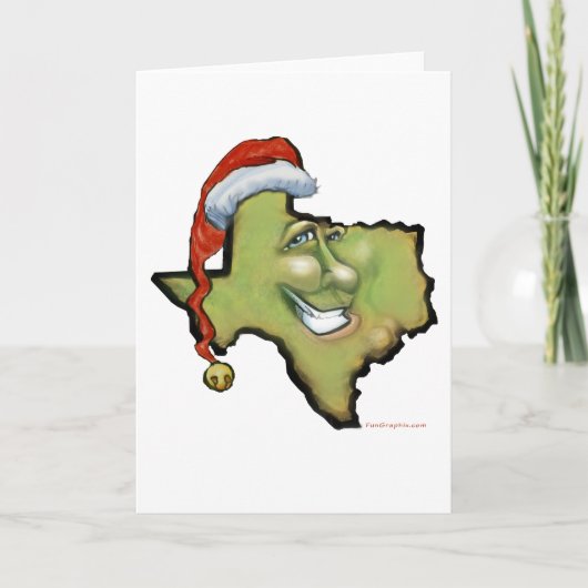 Texas Kerstmis Feestdagen Kaart (Voorkant)