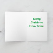 Texas Kerstmis Feestdagen Kaart (Binnen)