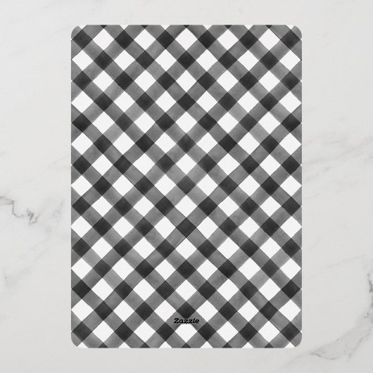 Texas Kerstmis | Fotocollage Folie Feestdagenkaart (Achterkant)