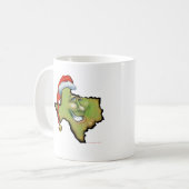 Texas Kerstmis Koffiemok (Voorkant links)