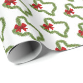 Texas Kerstmis met Red Bow Cadeaupapier (Rol Hoek)