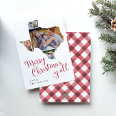 Texas Kerstmis | Thuisstaat Multi-Photo Collage Feestdagenkaart