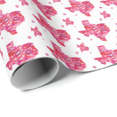 Texas Kisses Cadeaupapier (Rol Hoek)