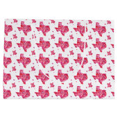 Texas Kisses Pattern Groot Cadeauzakje (Achterkant)