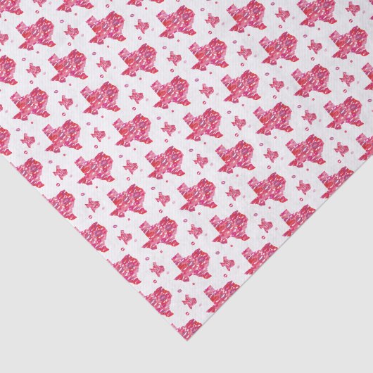 Texas Kisses Pattern Tissuepapier (Detail)