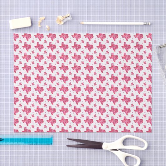 Texas Kisses Pattern Tissuepapier (Craft)