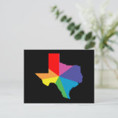texas kleur burst briefkaart (Staand voorkant)