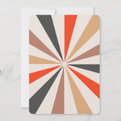 Texas Kleurrijke BBQ Party Kaart (Achterkant)