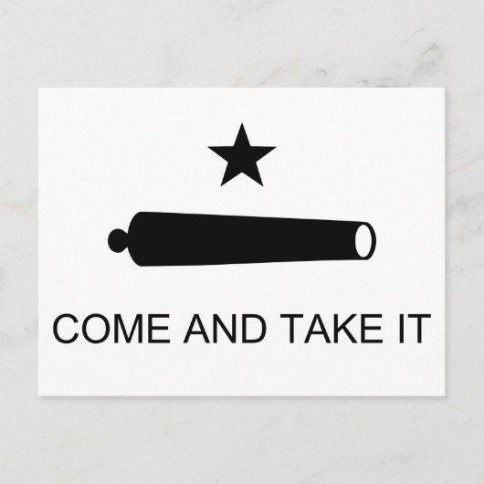 Texas, kom en neem het briefkaart (Voorkant)