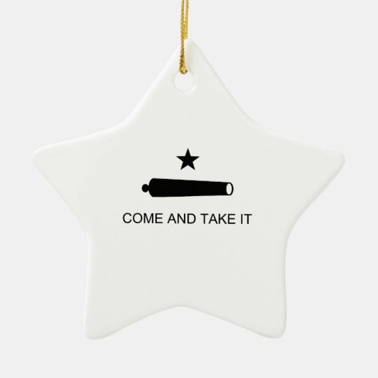 Texas, kom en neem het keramisch ornament (Voorkant)