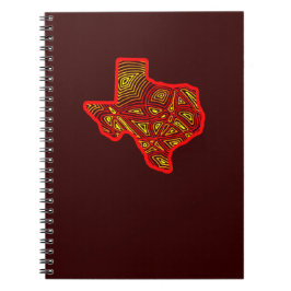 Texas krabbelschrift notitieboek