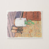 Texas laarzen & cactus veranda puzzel (Horizontaal)