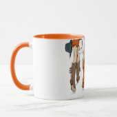 Texas Ladies Mode Cowboy Boots Petten Oranje naam Mok (Links)