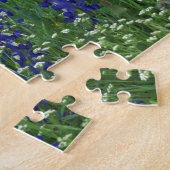 Texas, Lake Buchanan. Texas Bluebonnet en Wild Legpuzzel (Zijkant)