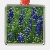 Texas, Lake Buchanan. Texas Bluebonnet en Wild Metalen Ornament (Voorkant)