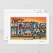 Texas (Land van de Moderne Pioneer) Briefkaart (Voorkant / Achterkant)