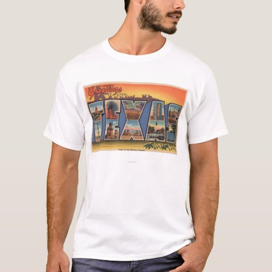 Texas (Land van de Moderne Pioneer) T-shirt (Voorkant)