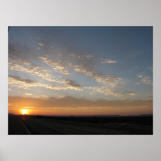 Texas Landscape Poster (Voorkant)