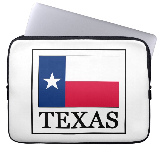 Texas-laptophoes Laptop Sleeve (Voorkant)