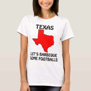 Texas - Laten we een paar Footballs barbeque T-shirt