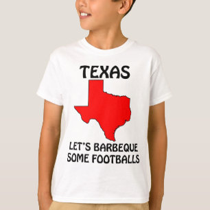Texas - Laten we wat voetballen barbecuen T-shirt
