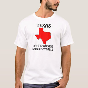 Texas - Laten we wat voetballen barbecuen T-shirt