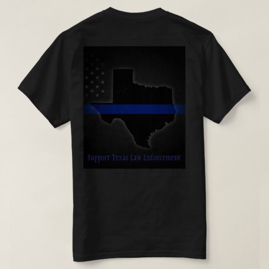 Texas Law Enforcement T-shirt ondersteunen (Design achterkant)