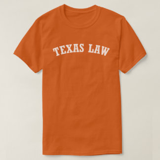 Texas Law geest in het wit T-shirt