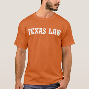 Texas Law geest in het wit T-shirt
